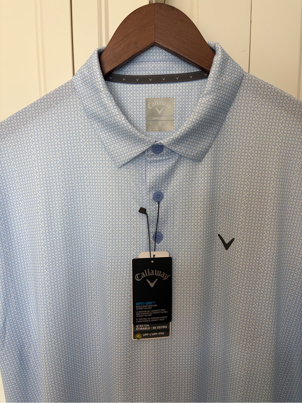 Callaway Men's Light Blue Performance Polo Shirt